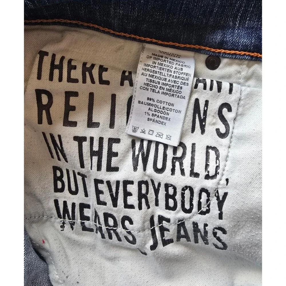 True Religion Rocco mens button fly jeans size 31‎